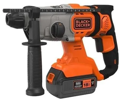 Image de BLACK+DECKER BCD900M1K Perceuse a percussion SDS-plus sans fil 18V 4Ah Li-ion