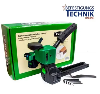 Image de Prebena KTVH-B19H Agrafeuse manuelle pour fermeture de carton 16-19mm Agrafeuse pour agrafe B KL-07