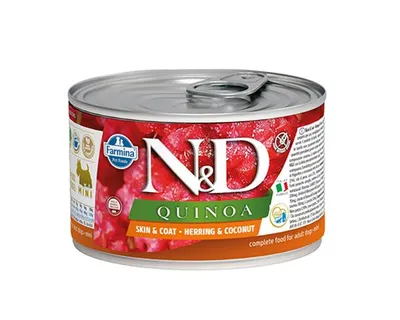 Zdjęcie produktu dla Farmina N&D Dog QUINOA śledź i kokos w puszce dla psów 140 g