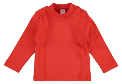 Productafbeelding van Ellepi kinderpolo met knoopsluiting, voor baby's, jongens en meisjes, gemaakt van 100% katoen, lange mouwen
