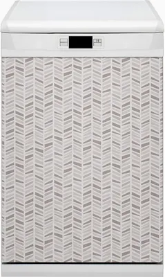 Produktbild von Magnet Folie für Geschirrspüler Magnete  Geschirrspüle Magnet für Spülmaschine 45x80 cm Dekor - Fischgrätengeometrie