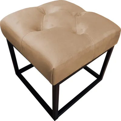 Obrázek produktu pro CHARLIE MG VELVET pouffe beige
