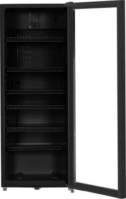 Image de Réfrigérateur à boissons Silva-Homeline, 237 l, porte vitrée, Airflow, 5 clayettes, COM C, noir, 1 pièce.