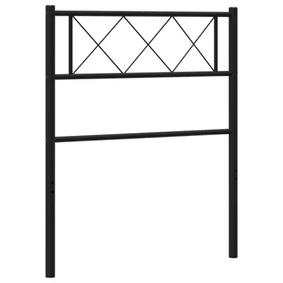 Immagine prodotto di vidaXL Testiera di ricambio in metallo nero 90 cm