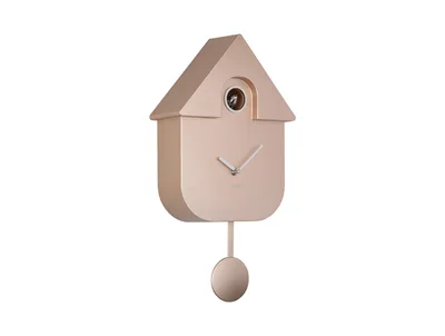 Produktbild von Karlsson – Wanduhr Modern Cuckoo Metallic – Metallic-Roségold