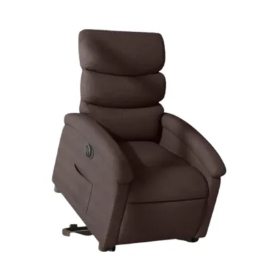 Imagen del producto de Sillón de masaje eléctrico reclinable, color marrón, marca Lumarko