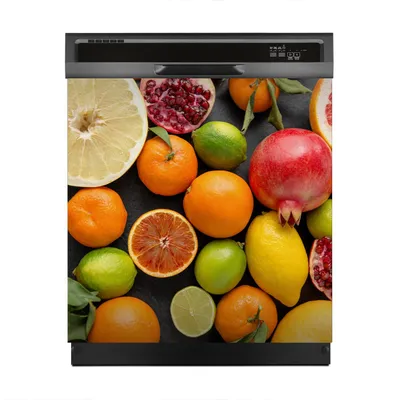 Produktbild von Magnete Dekorative 60x60 cm Küche Magnetmatte Spülmaschine - Farblich Früchte