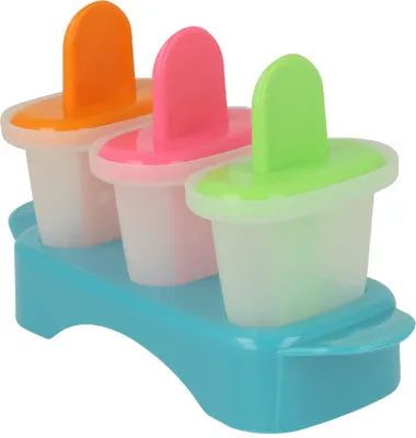Produktbild von METALTEX 253578000 Eislollyformer 3er SET mit Ständer, Kunststoff