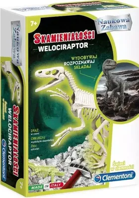 Zdjęcie produktu dla Skamieniałości welociraptor fluorescencyjny 50639