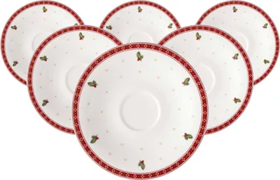 Produktbild von Villeroy & Boch Toy's Delight Kaffeeuntertasse ø 16,7 cm Weiß 6er Set