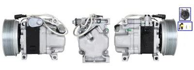 Produktbild von LUCAS ACP01157 Klimaanlage Klimakompressor PAG 100 R134a für MAZDA 6 Kombi (GH) 3 (BL) 6 Schrägheck (GH) 6 (GH) 3 Stufenheck (BL)