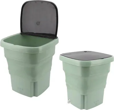 Produktbild von Famanu Tragbare Faltbare Waschmaschine - 15 Liter Mini Eimer mit 3 Reinigungsmodi