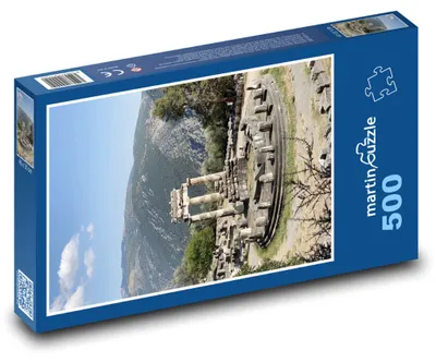 Zdjęcie produktu dla Puzzle 500 Delficka Świątynia Grecja - martinpuzzle
