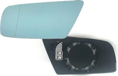 Produktbild von Spiegelglas Spiegel Außenspiegel Glas Links blau passend für BMW E60 E61 E63 E64
