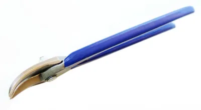 Produktbild von Profi Rundloch-Blechschere links Winkelloch Rundlochschere Blechscheren Kurven