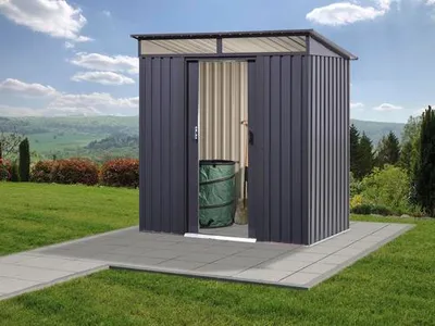 Produktbild von floraworld Gartengerätehausm.Pultdac h + Oberlicht121 x T 195 x H 196 cmBeschaffungsart