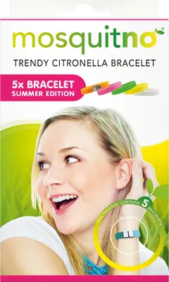 Produktbild von Armband zum Schutz vor Mücken und Insekten, 5 Stück