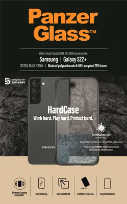 Produktbild von PanzerGlass ® HardCase Samsung Galaxy S22+ 5G - Smokey Schwartz, Cover, Samsung, Samsung - Galaxy S22+, Schwarz