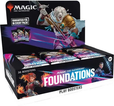 Produktbild von Magic the Gathering Foundations Play-Booster Display (36) englisch