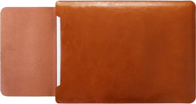 Obrázek produktu pro Kožené tenké pouzdro na notebook z mikrovlákna kompatibilní s Macbookem Air 11,6 palce/hnědé