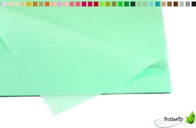 Produktbild von Seidenpapier 50x75cm, 10 Bogen, Farbauswahl:mintgrün / mint 513