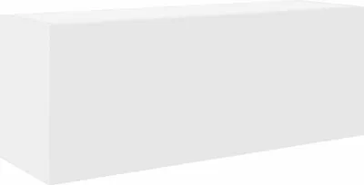Produktbild von Wandschrank Badezimmer, Hängeschrank mit Tür, Holzwerkstoff, feuchtigkeitsbeständig, 80x25x30 cm (B x T x H), Weiß