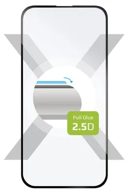 Obrázek produktu pro Ochranné tvrzené sklo FIXED Full-Cover pro Apple iPhone 16, černé