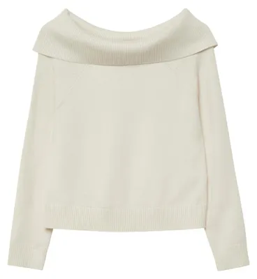 Produktbild von s.Oliver 2173450.0406.134_140, Pullover, Beige, 134-140 cm, Regular fit, Schulterfrei, Langärmlig