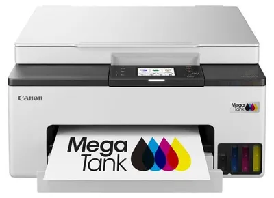 Imagen del producto de Impresora multifunción de inyección de tinta Canon MAXIFY GX1041, 4 en 1, con Wi-Fi, color blanco