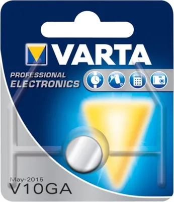 Obrázok produktu pre Varta -V10GA, Batéria na jedno použitie, LR54, Alkalický, 1,5 V, 1 kusov, Kovová