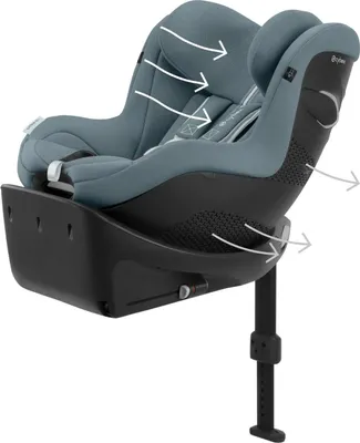 Zdjęcie produktu dla Cybex Sirona Gi i-Size obrotowy fotelik 0-18 kg Plus Stormy Blue