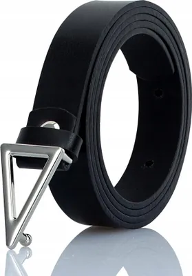 Produktbild von GRACIO Damen Ledergürtel Schwarz 90 cm
