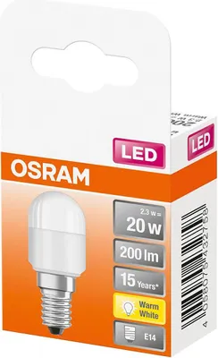 Produktbild von OSRAM Kühlschranklampe Special T26 E14 2,3 W matt