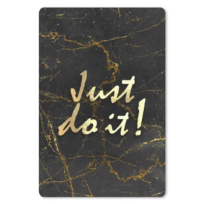 Produktbild von MuchoWow® Mauspad Mousepad Zitat - Motivation - Marmor 18x27 cm - Mousepads - Maus Mat - Pad - Mausunterlage