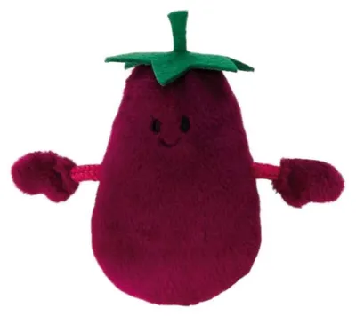 Produktbild von NICI Mini MagNICI Aubergine 7cm - lila - Kuscheltier mit Magnet – Plüschtier haftet auf Metalloberflächen, Magnettafeln und Taschenhänkel als Reisebegleiter – tolle Geschenkidee | 61862