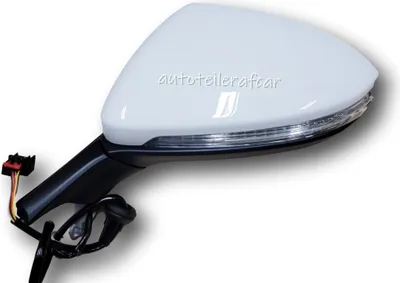 Produktbild von Außenspiegel Spiegel links elektrisch für Für VW GOLF VII 2012 - 21 weiss LB9A
