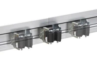 Produktbild von Meister Gerätehalterleiste 500 mm Geräteleiste 4 Gerätehalter Aluminium Leichte Montage