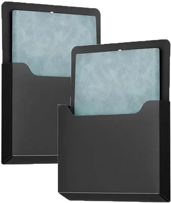 Image de Porte-documents magnétiques A4, porte-documents, porte-lettres, 2 pièces, noir