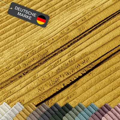 Produktbild von Lycce Cordstoff Meterware | 35.000 Scheuertouren | Tierfreundlich & kratzresistent | 1 lfm x 1,40 m breiter Polsterstoff für Möbel, Kissenbezüge und andere DIY Projekte | 360 g / m² | versch. Farben