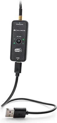 Produktbild von Caliber DAB+-Empfänger über USB - Schwarz (RDAB30)
