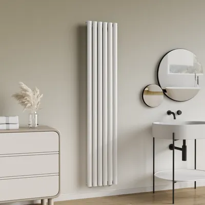 Zdjęcie produktu dla Grzejnik rurowy 'Nore' Biały 180x36cm Jednowarstwowy 707W