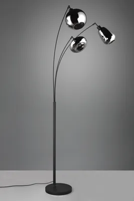 Produktbild von Stehleuchte 3-flammig Rauchglas Optik