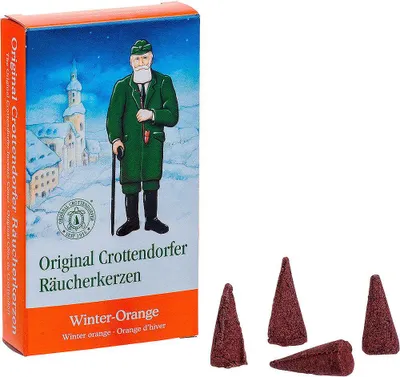 Produktbild von Crottendorfer Räucherkerzen - Winter-Orange von Crottendorfer