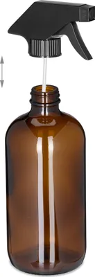 Image de Kit de pulvérisation végétale de 4 à 500 ml - brouillard et jet - verre - pulvérisateur pour coiffeur - Braun