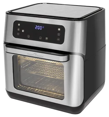 Heißluftfritteuse 11 L, 1500 W, 200 °C, 9 Programme, Edelstahl