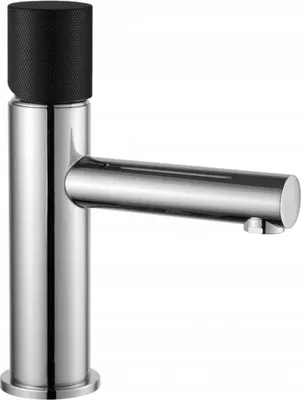 Produktbild von Mexen Elba One Waschtischbatterie, Chrom/Schwarz - 74101-07