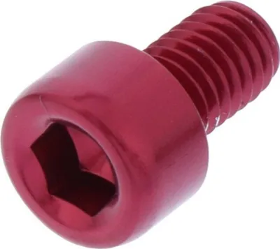 Produktbild von Zylinderschraube JMP Bolt M5x0,8mm 8mm Aluminium rot