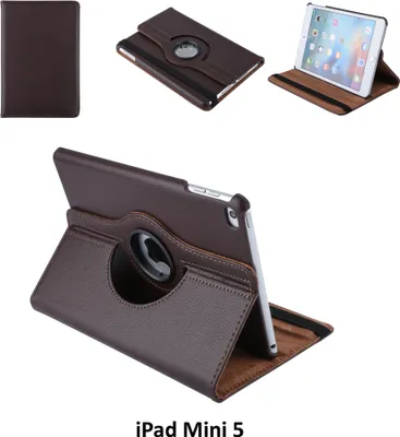 Immagine prodotto di Custodia a libro per tablet Apple iPad Mini 5 Marrone ruotabile per iPad Mini 5 2 posizioni di visualizzazione
