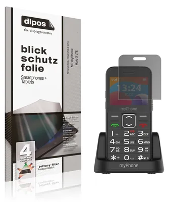 Produktbild von Blickschutzfolie für MP myPhone Halo 3 LTE matt Schutzfolie Folie Display Schutz dipos