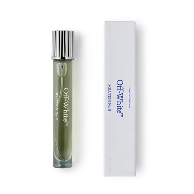 Obrázek produktu pro Off-White SOLUTION No. 8, Unisex, 15 ml, Nedoplnitelná lahvička, Tekutý parfém, Sprej, ALCOHOL DENAT., PARFUM (FRAGRANCE), LIMONENE, AQUA ((WATER), LINALOOL, ETHYLHEXYL METHOXYCINNAMATE...